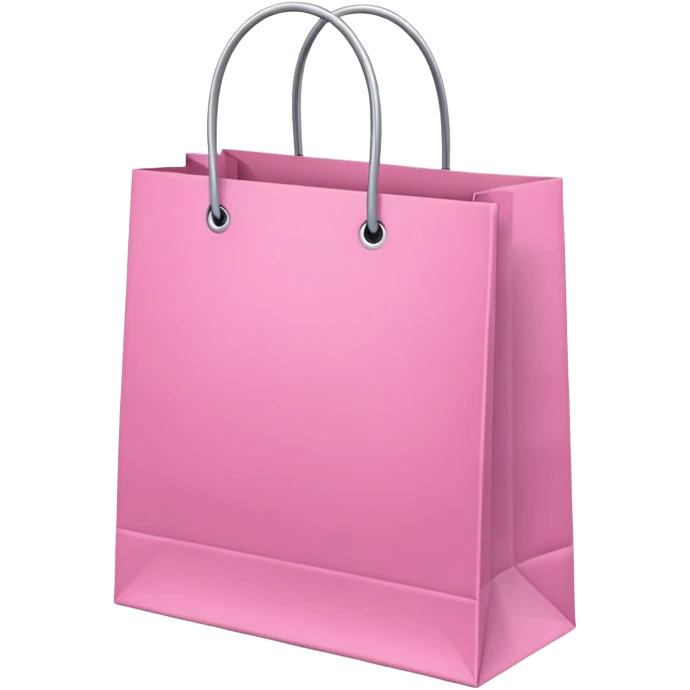 pink shopping bag emoji