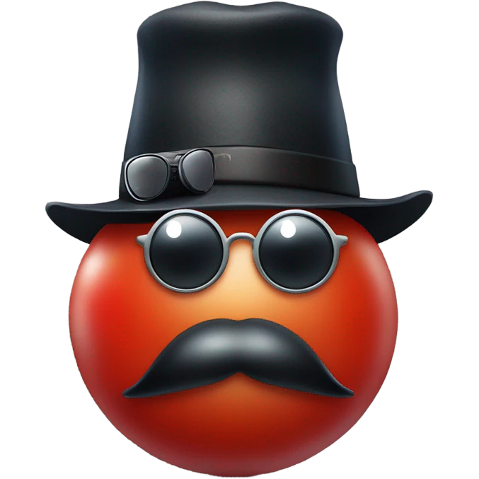 Tomato spy emoji