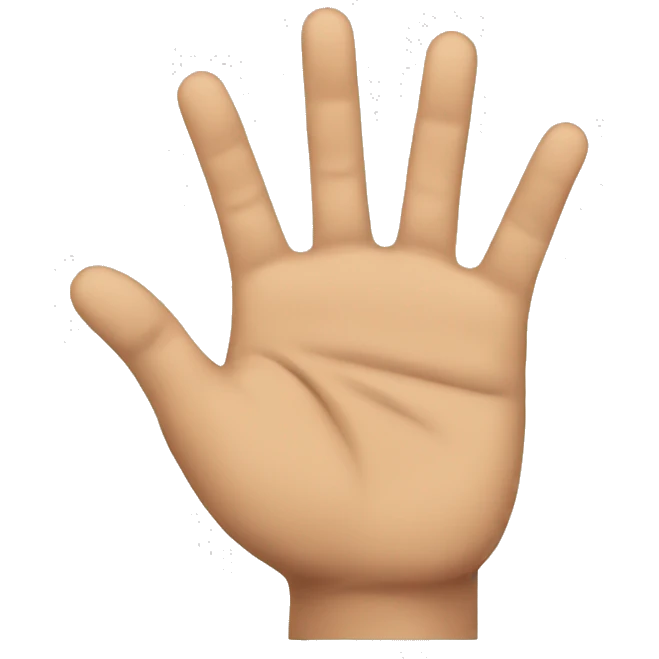 Ten fingers emoji