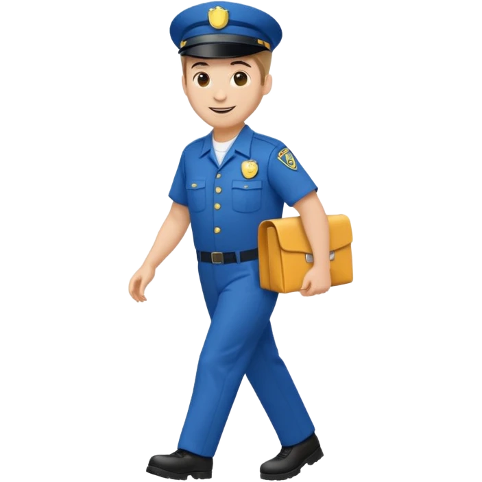 mailman full body walking emoji