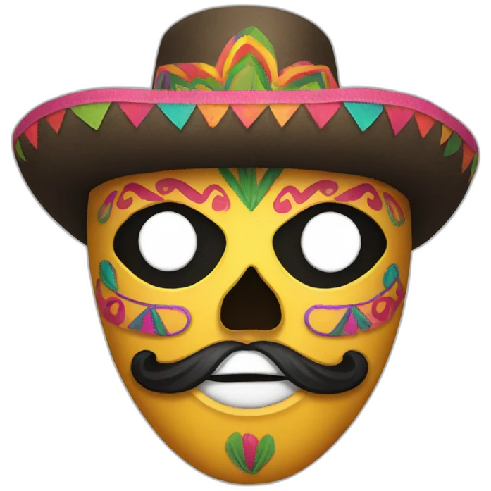 Masque mexicain emoji
