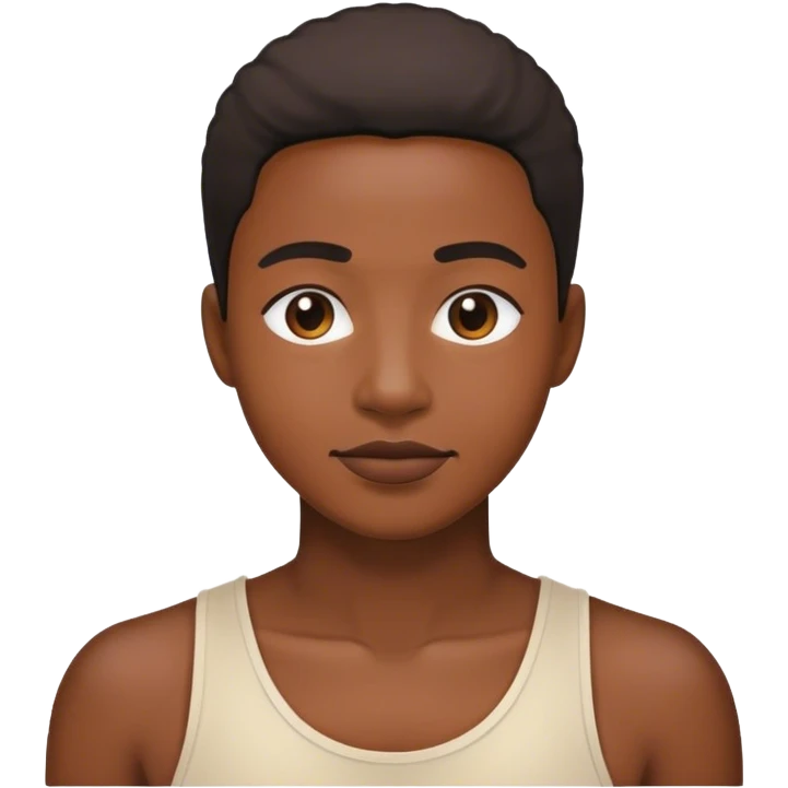 Self care black emoji