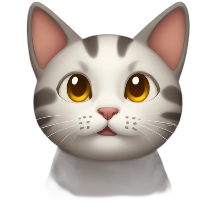 sleepy cat kiss pleading emoji