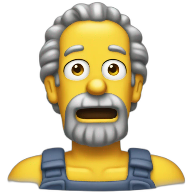 Homer simspon emoji