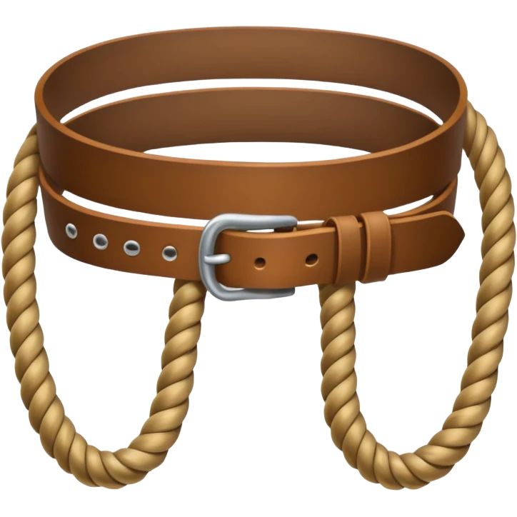 rope belt emoji