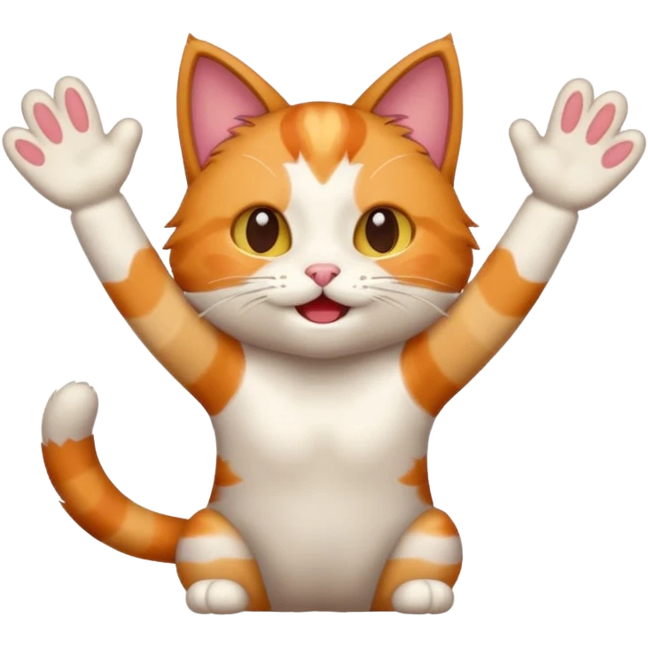 cheerleading cat emoji