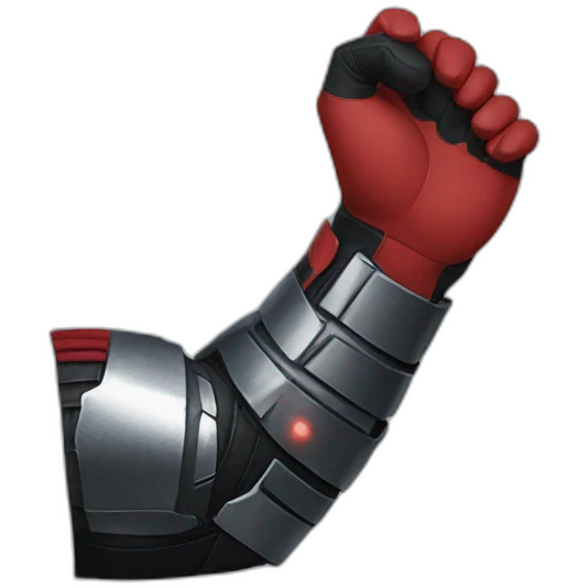 Winter soldier arm emoji