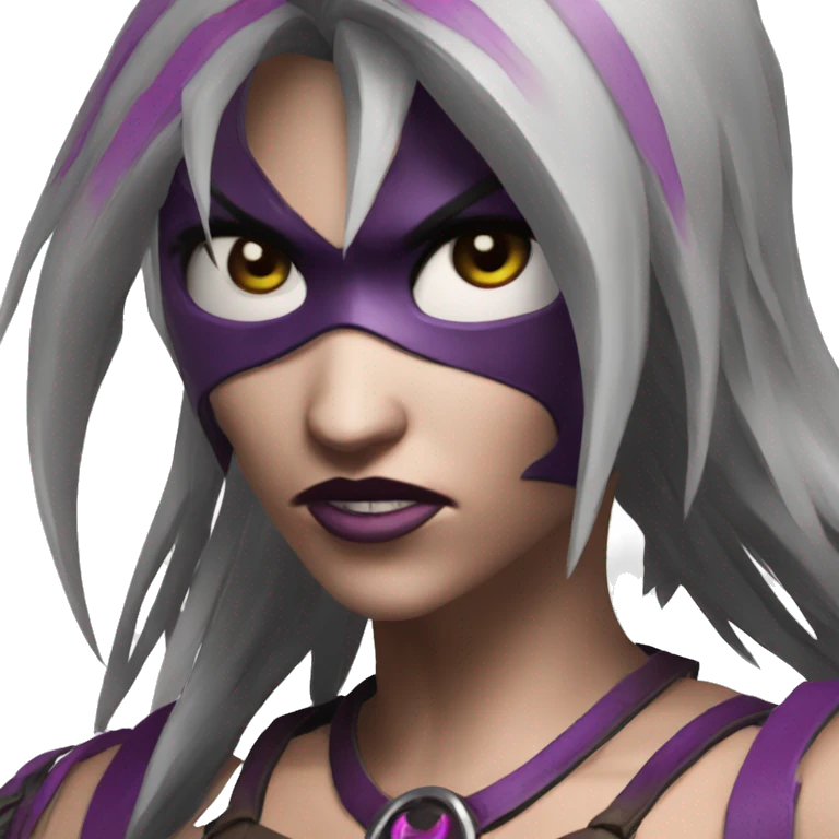 frightened Mileena Mortal Kombat X emoji