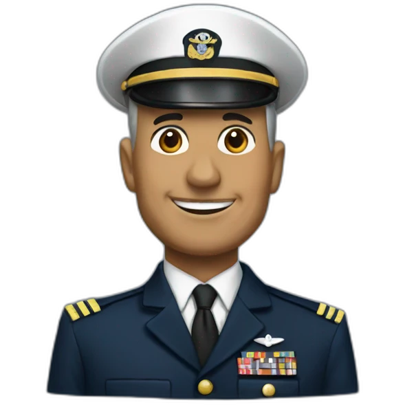 Navy officer retired emoji