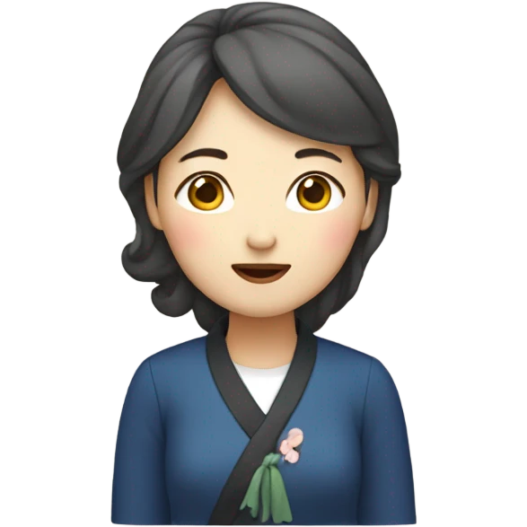 Woman in korea  emoji