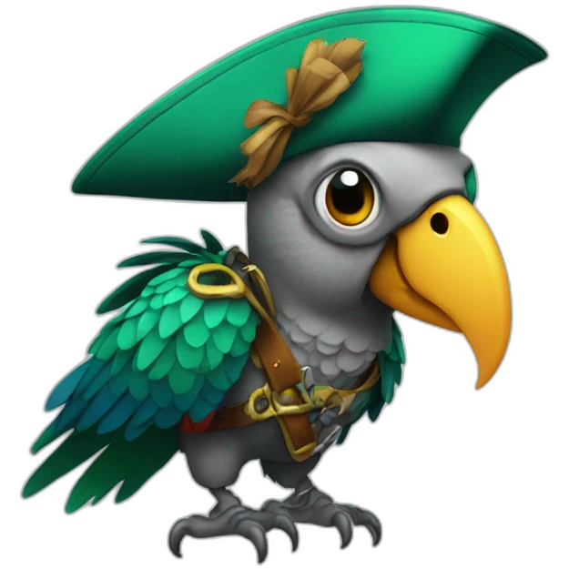 Parrot Pirate emoji