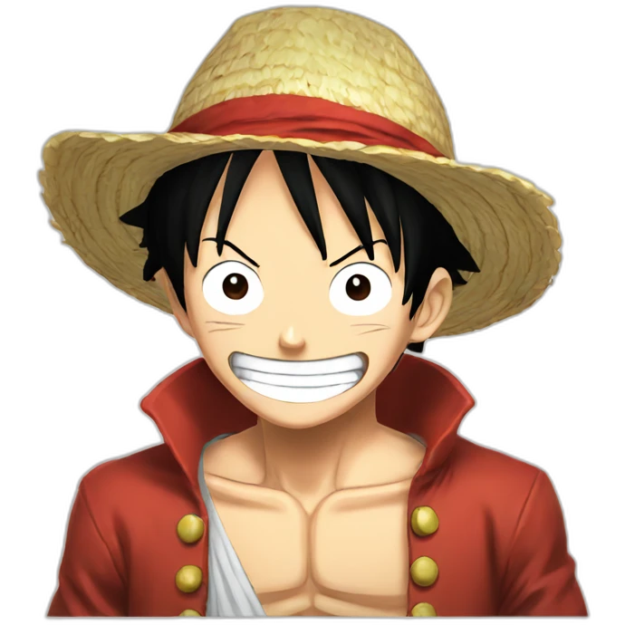 luffy one piece emoji