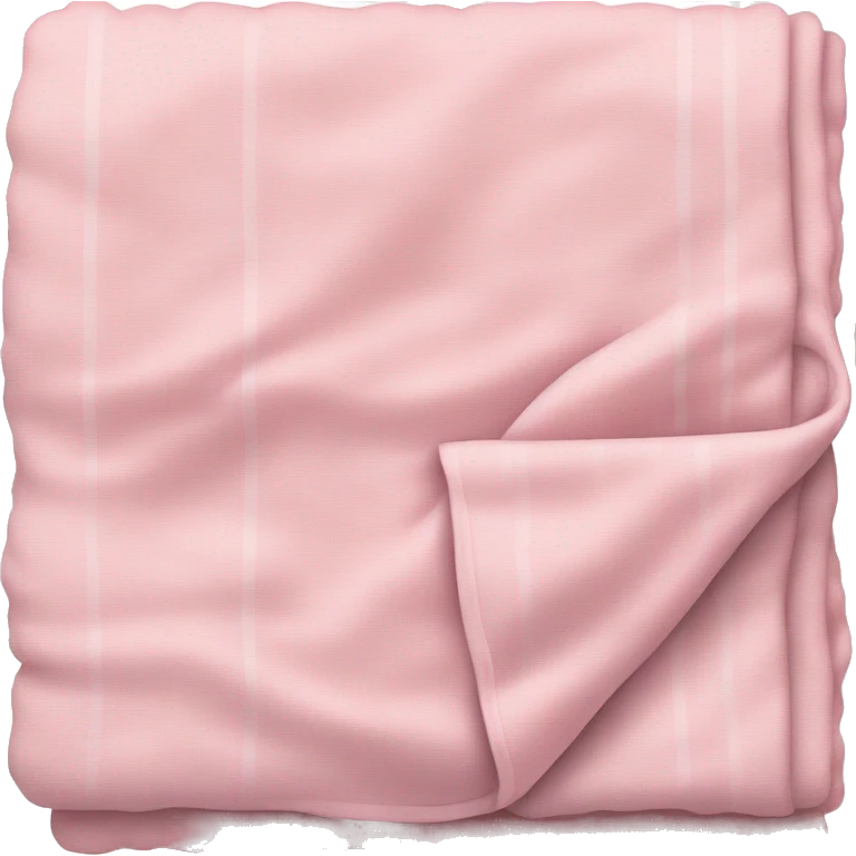 Light pink blanket emoji