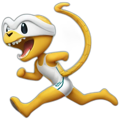 Cobra running marathon emoji