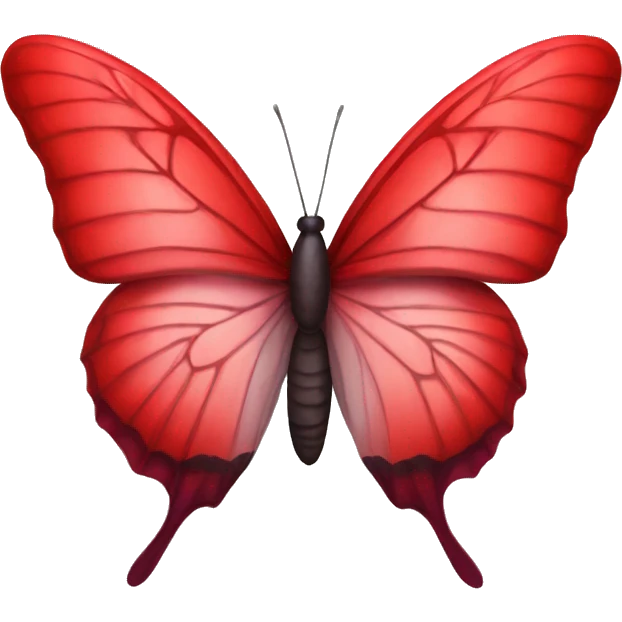red butterfly  emoji