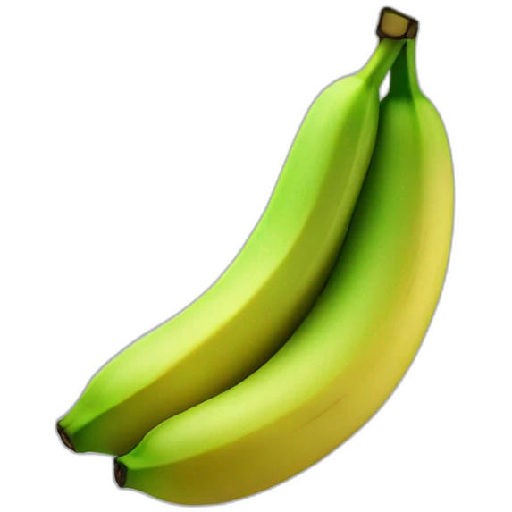 green skinned banana emoji