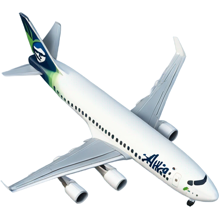 Alaska airlines taking off emoji