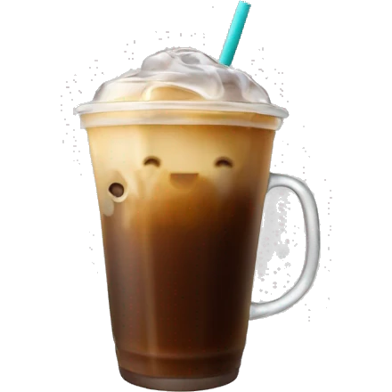 Iced coffee  emoji