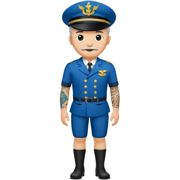 Haz a un marinero antiguo cuerpo entero emoji