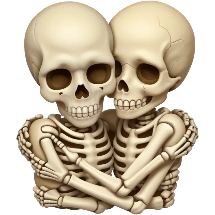 Skull hug  emoji