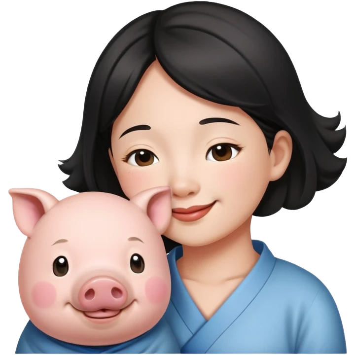 свинка мечтает о кореянке emoji