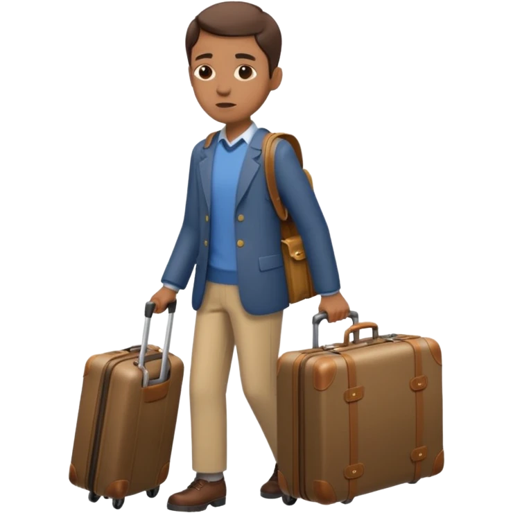 Humen with baggage  emoji