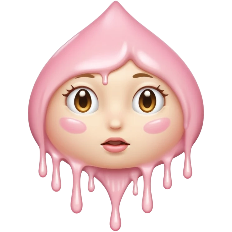 vagina, dripping with white fluid emoji