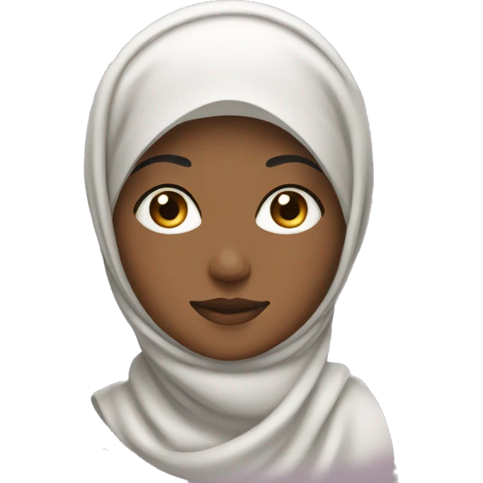 Hijabi with hat  emoji