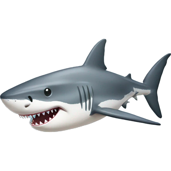 great white shark emoji
