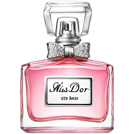 Miss Dior perfume bottle emoji
