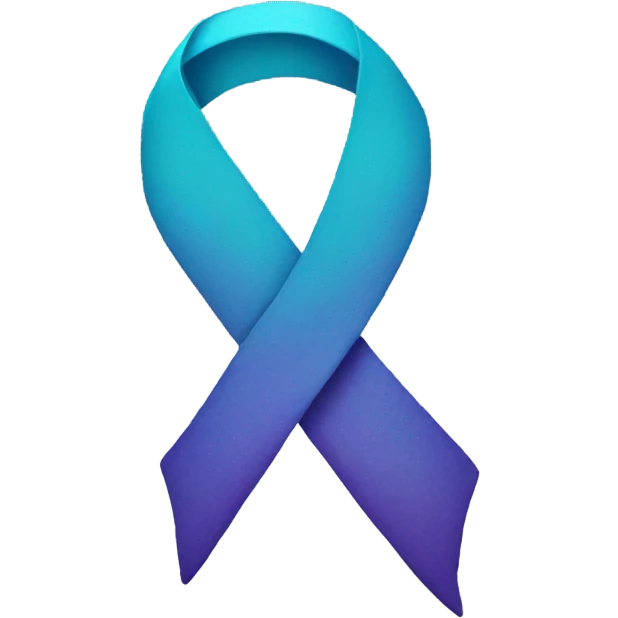 Suicide awareness ribbon emoji