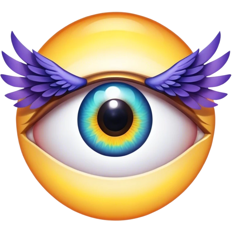 eye with six wings emoji