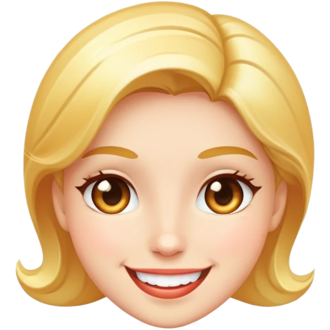 charming face with a sparkle smile emoji