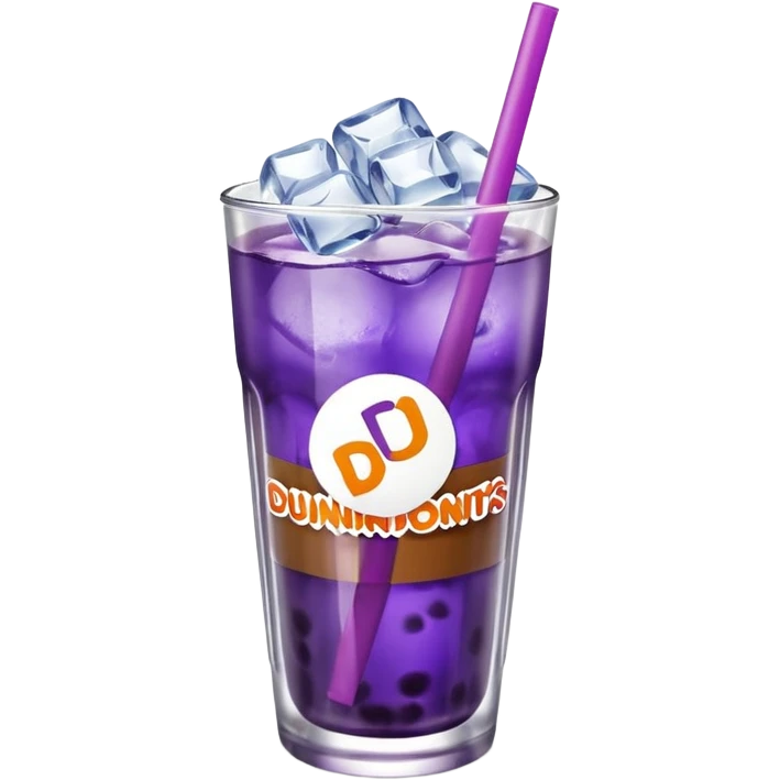  dunkin donuts purple refresher  emoji