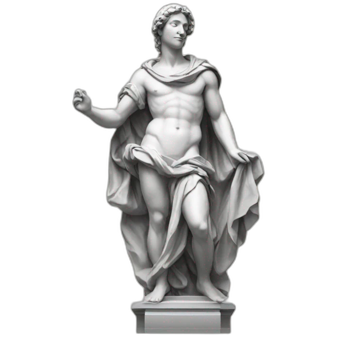 Renaissance statue emoji