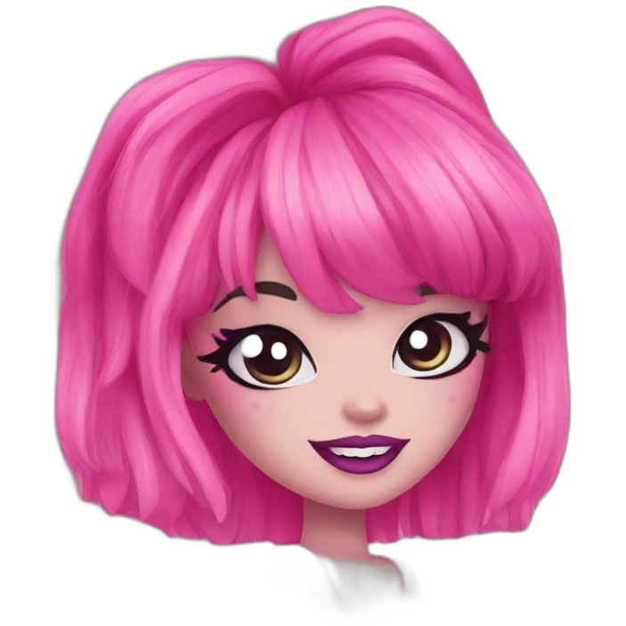 Pink monster high emoji