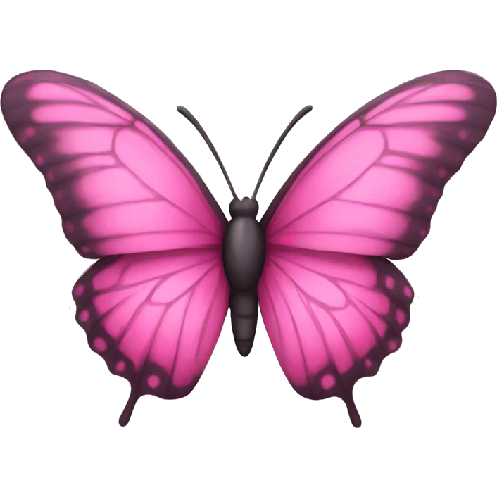 Pink butterfly emoji emoji