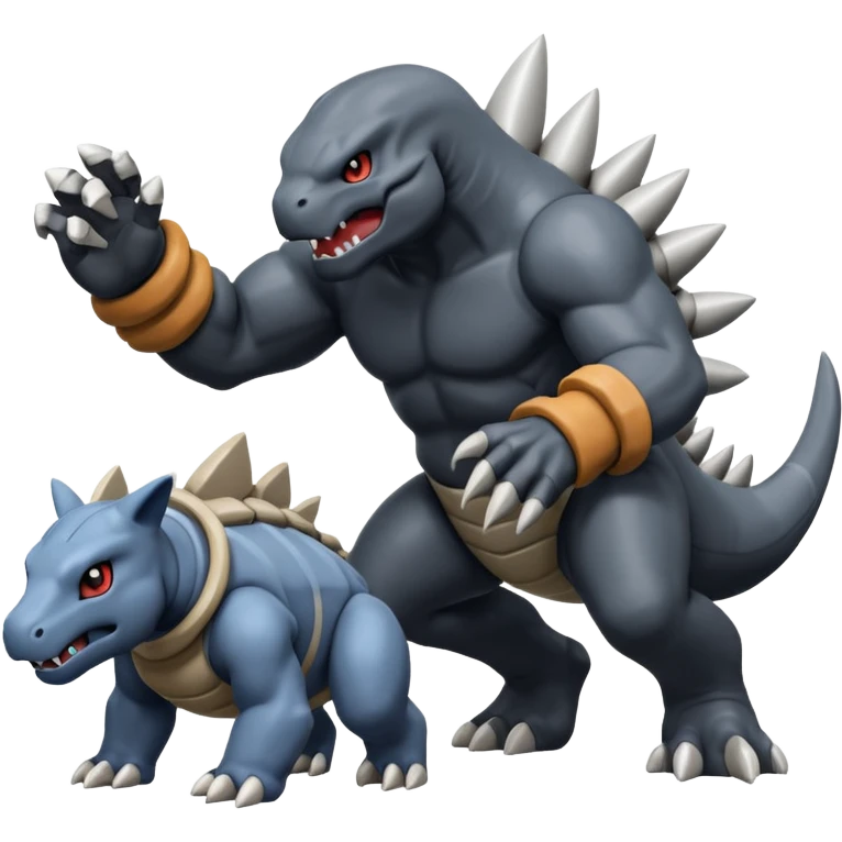 Coalossal-Rhypherior-Onix-Pokémon, full body emoji