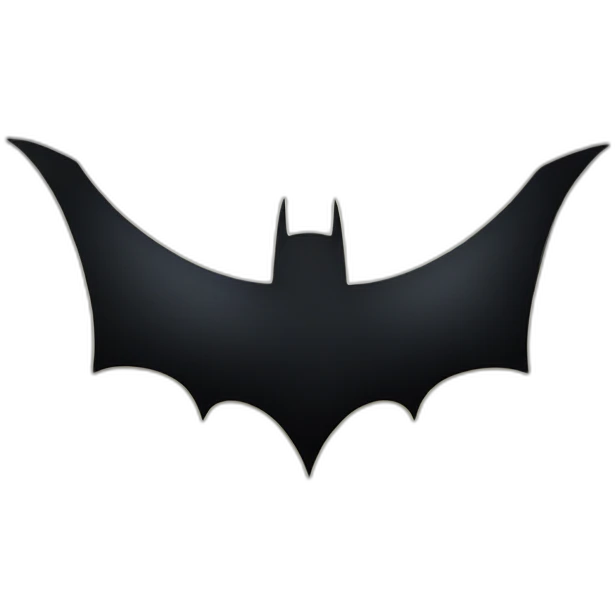 Batman logo emoji