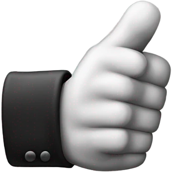 Thumbs down emoji