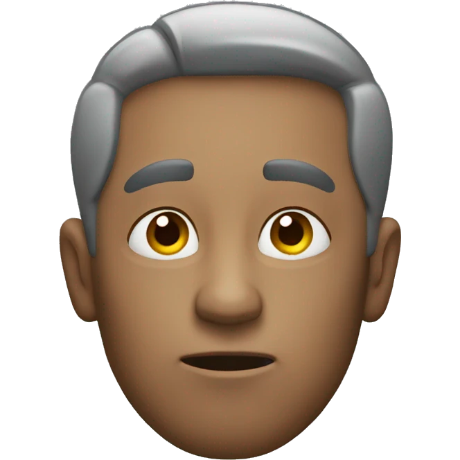 Man thinking emoji