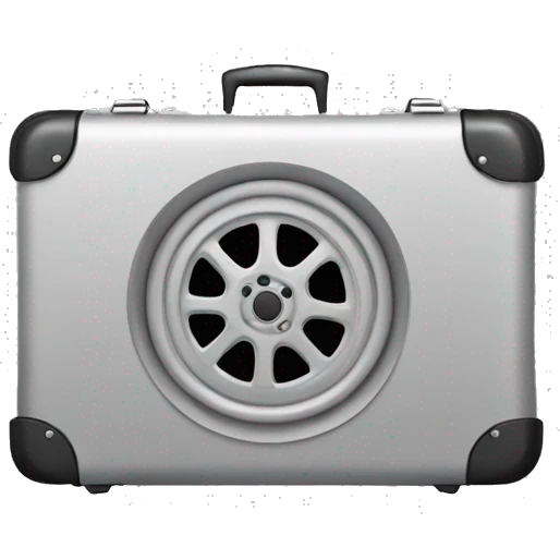 Suitcase wheels emoji