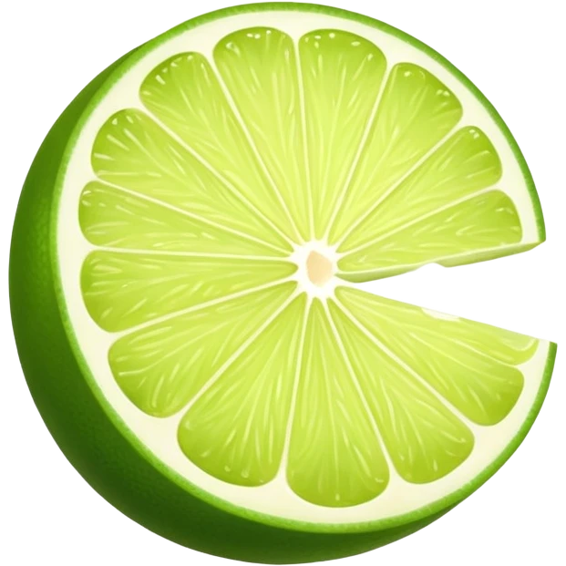 lime eating another lime emoji