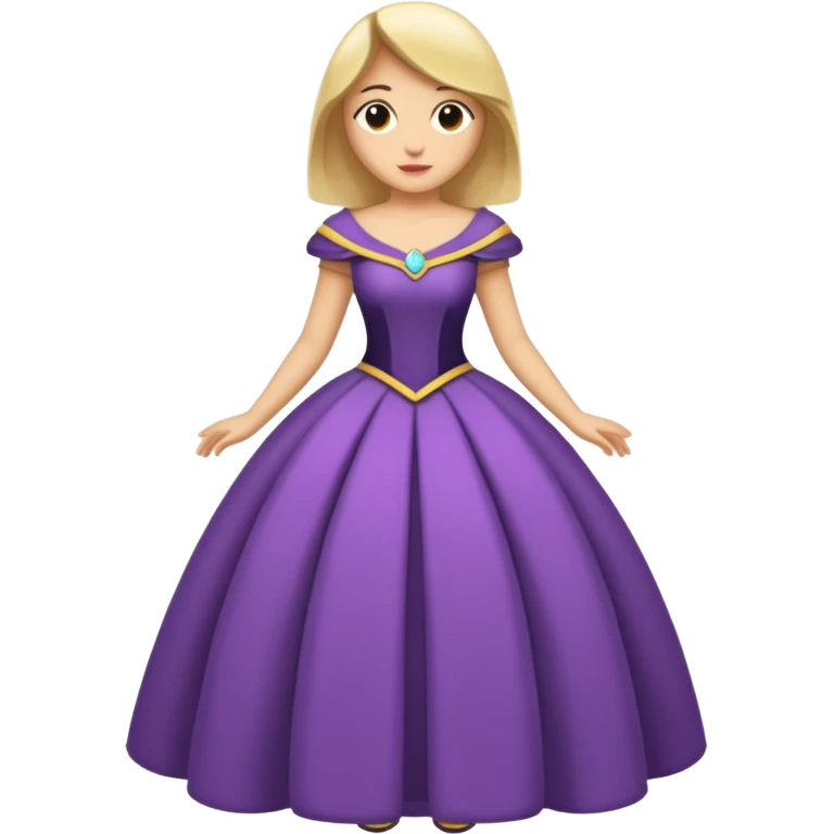 Mor saçlı kız elbise beyaz 

 emoji