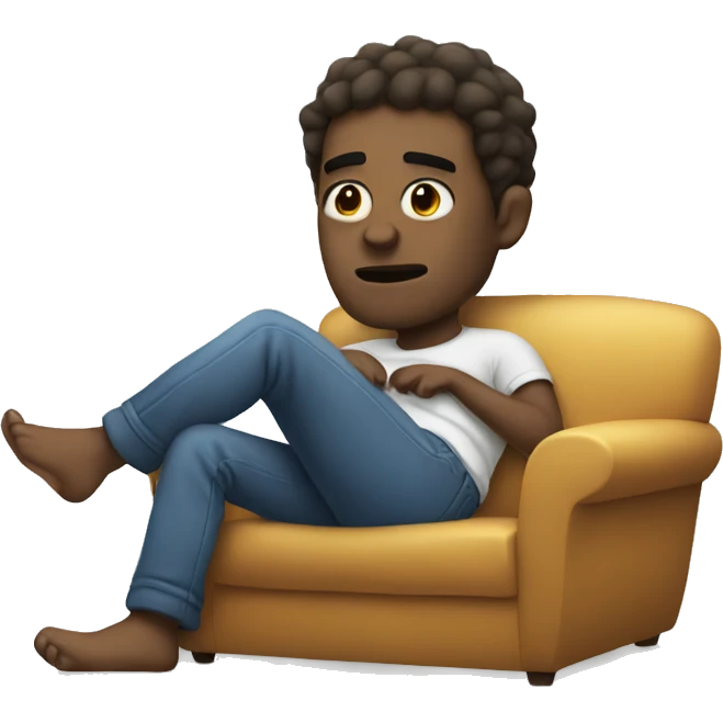 Being lazy emoji