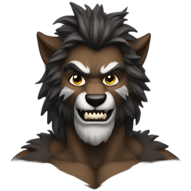 Sexy werewolf emoji