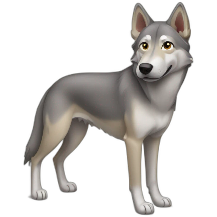 Czechoslovakian wolfdog emoji