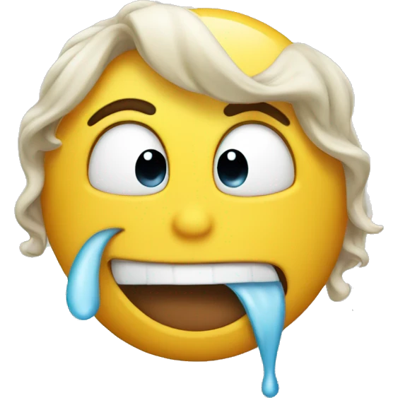 Hello emoji face spitting emoji