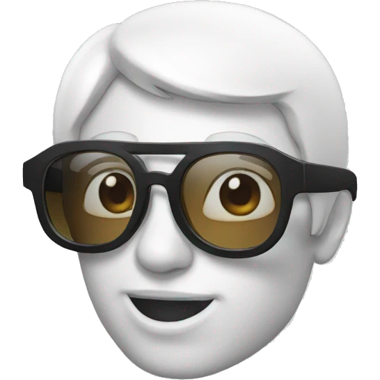 Emoji avec lunettes  emoji