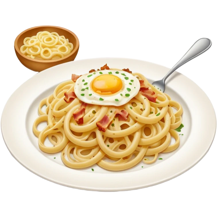 Pasta carbonara  emoji